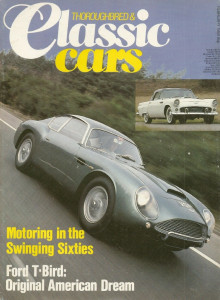 THOROUGHBRED & CLASSIC CARS 1984 FEB - T-BIRD, HOT MGA